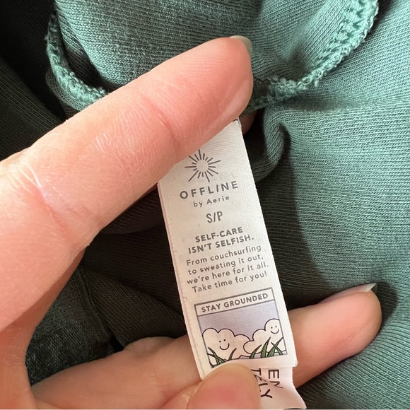 Aerie Ribbed Crop Tee - Picture 3 of 4